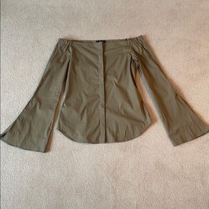 Theory off the shoulder blouse